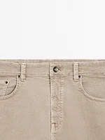 Faux jean relaxed fit