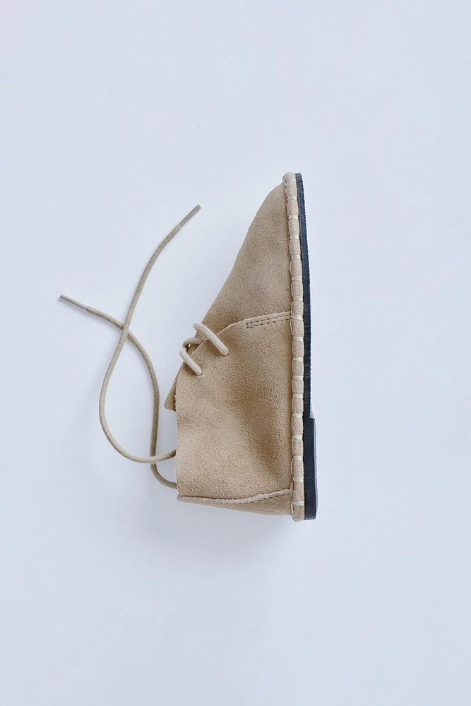 ZARA TIMELESS - LEATHER LACE-UP SHOES
