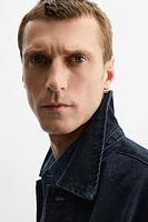 VESTE EN JEAN COUPE CARRÉE