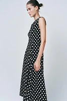 ZW COLLECTION SLEEVELESS MIDI DRESS
