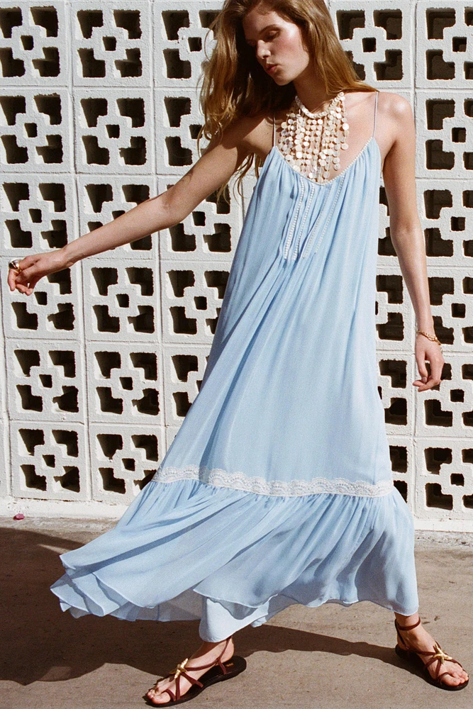 MIDI SLIP DRESS