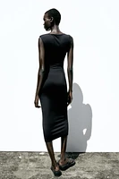 METALLIC APPLIQUÉ DRESS