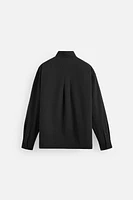 RELAXED FIT SEERSUCKER SHIRT