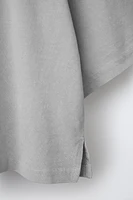 ENSEMBLE T-SHIRT ET BERMUDA TEINT EN PIÈCE
