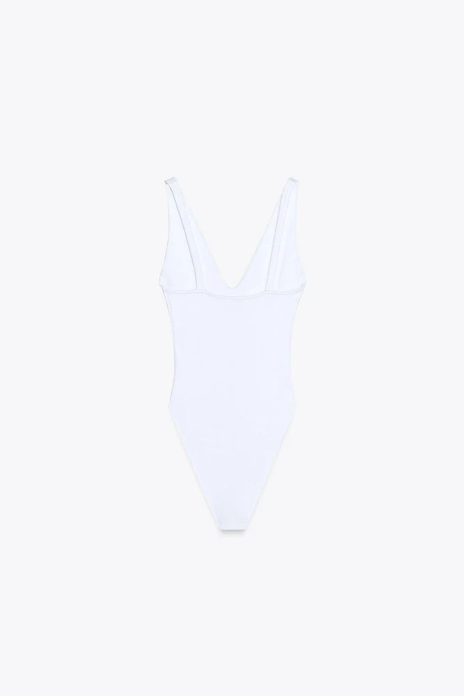 V-NECK BODYSUIT