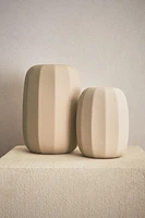 VASE GRÈS LIGNES