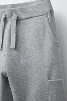 PANTALON EN MAILLE STYLE JOGGING