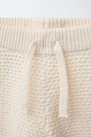 CROCHET KNIT SHORTS