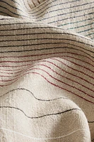 STRIPED HEMP BLANKET