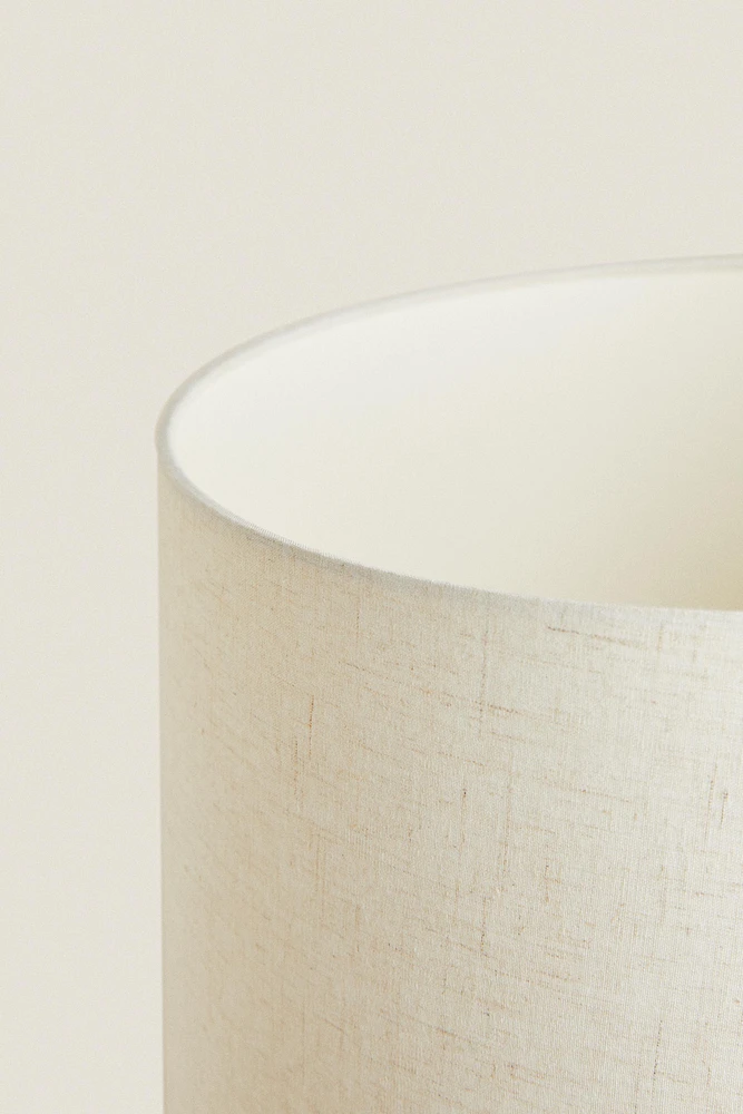 LAMPE DE TABLE BASE CÉRAMIQUE BLANCHE