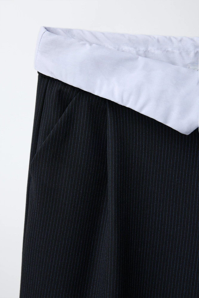 PANTALON AVEC TAILLE À REVERS