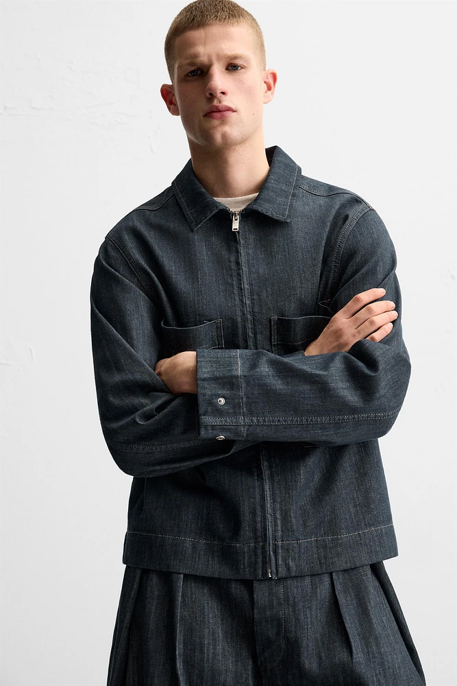 VESTE EN DENIM À POCHES
