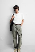 PANTALON CARGO DÉLAVÉ