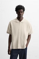 TEXTURED ZIPPER JACKET