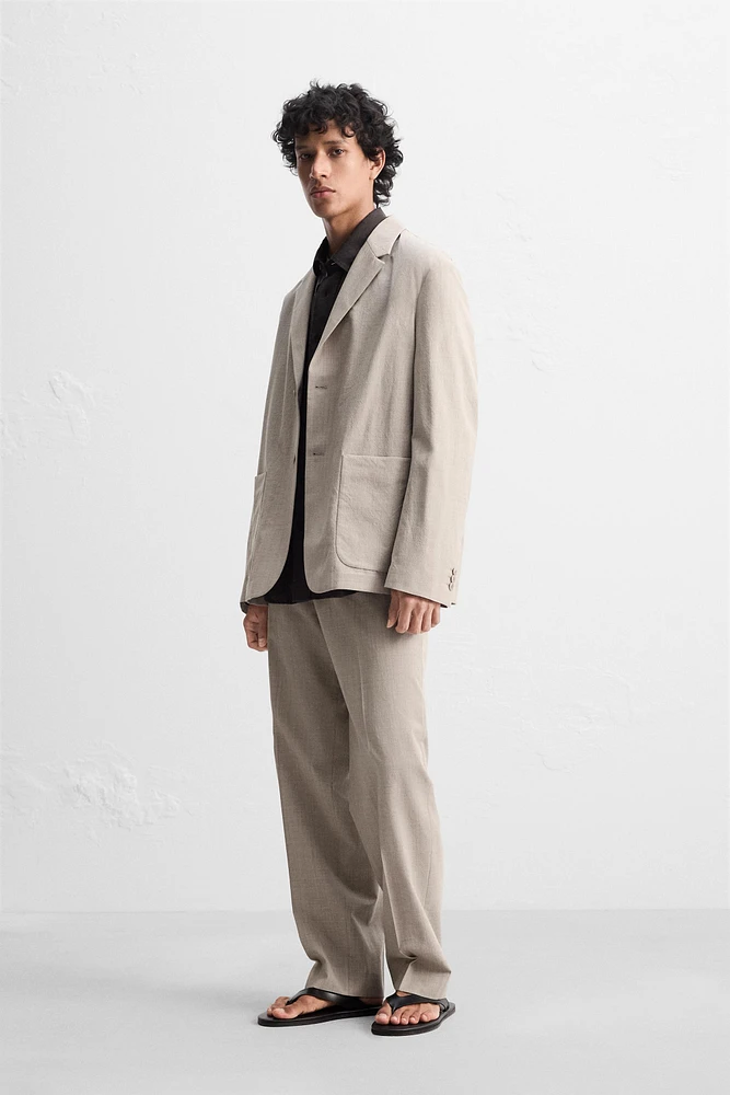 PANTALON DE COSTUME 100 % LAINE