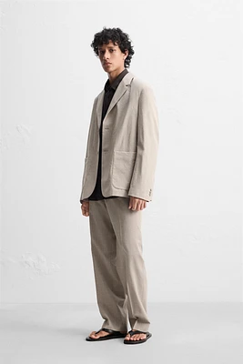 100% WOOL SUIT PANTS