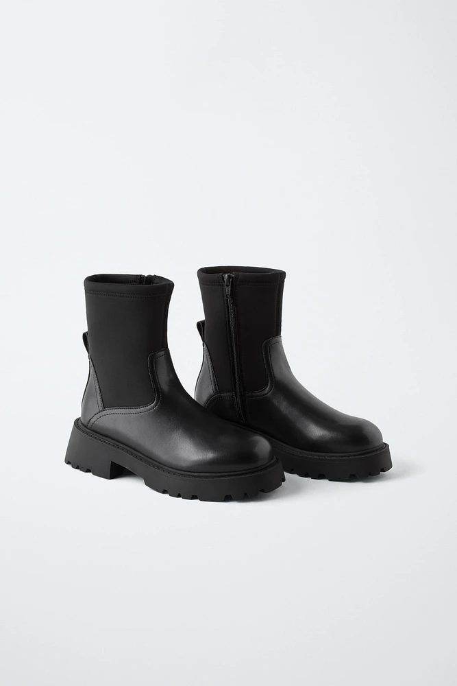 STRETCH ANKLE BOOTS