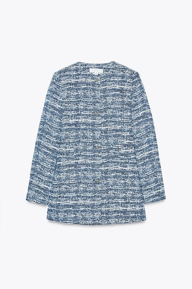 VESTE LONGUE STRUCTURÉE
