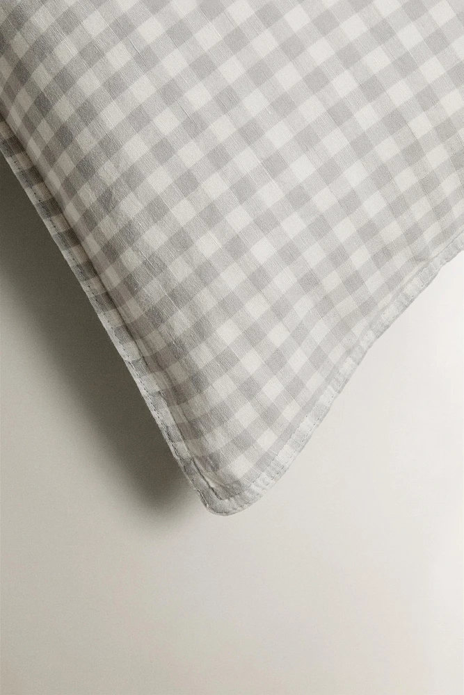 TAIE D’OREILLER ENFANT CARREAUX VICHY