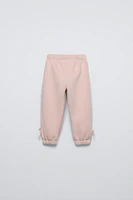 JOGGER PANTS WITH TIE BELT