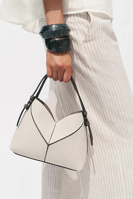 CONTRAST CANVAS MINI SHOPPER