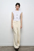 HIGH-WAISTED LOOSE FIT JEANS ZW COLLECTION