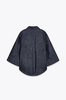 CHEMISE EN JEAN Z1975 À MANCHES LARGES