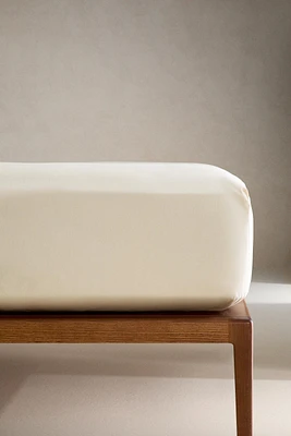 PERCALE FITTED SHEET | 11.8" THICK ( THREAD COUNT