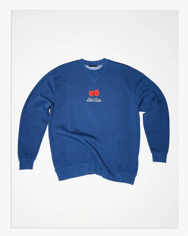 ROSES SWEATSHIRT WITH TEXT