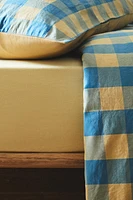 DRAP-HOUSSE ENFANT COTON UNI