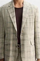 LIMITED EDITION PLAID SUIT BLAZER