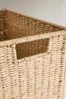 FABRIC-LINED LAUNDRY HAMPER