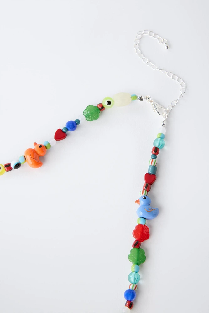 DUCKLING BEAD NECKLACE