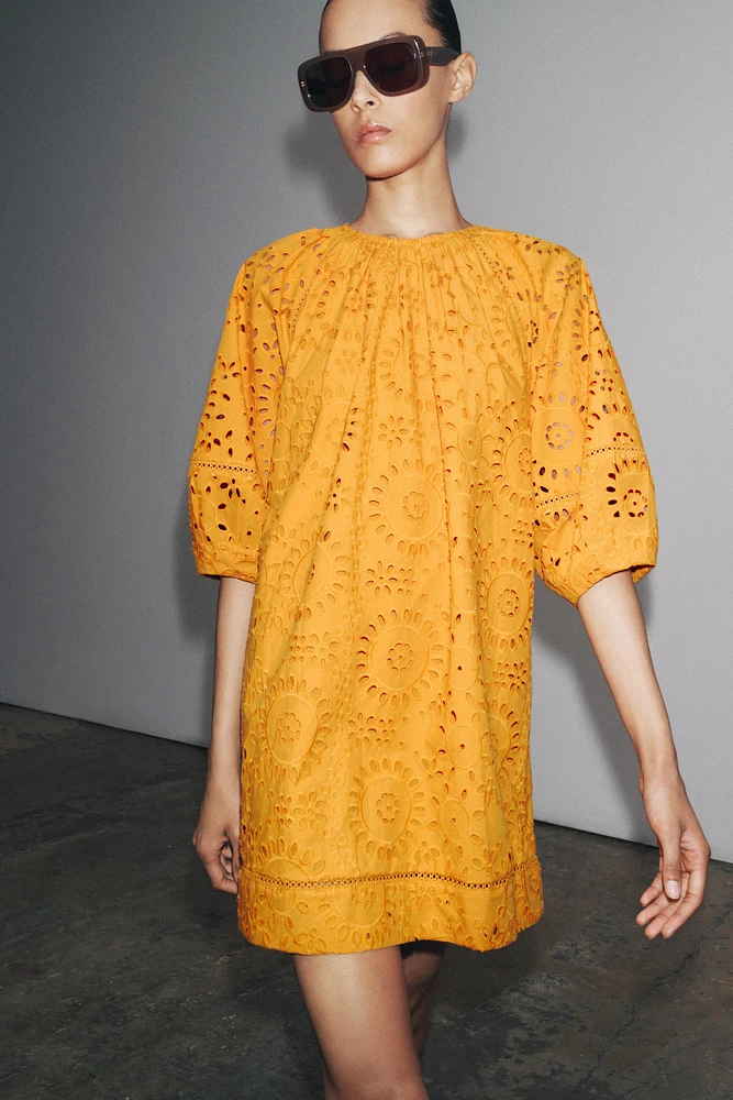 ZW COLLECTION EMBROIDERED SHORT DRESS
