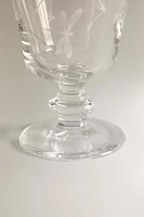 SILK SCREEN WINE GLASS