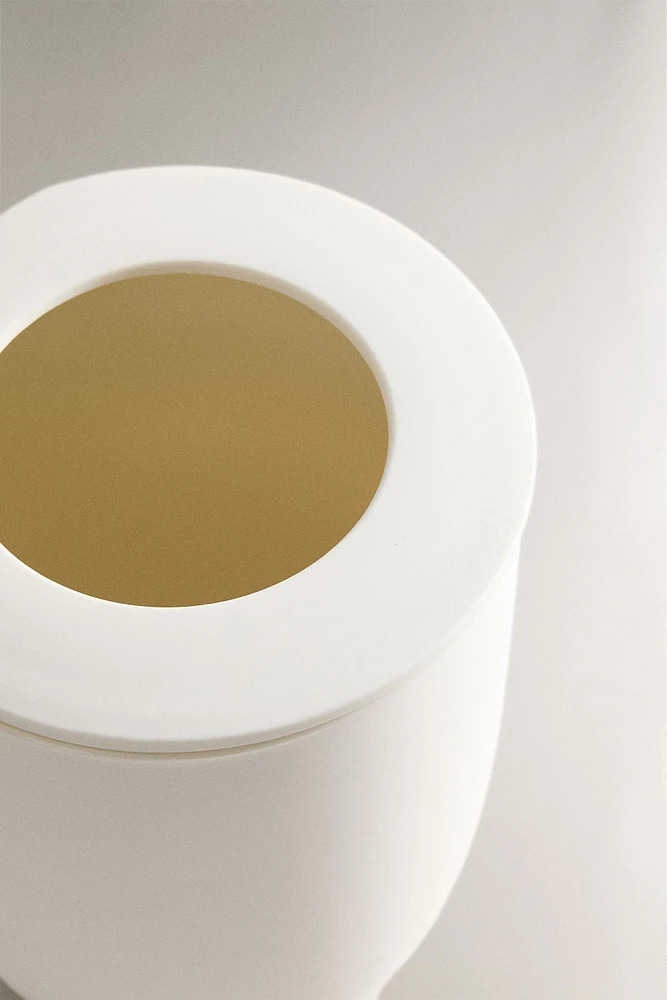 CORBEILLE À PAPIER SALLE DE BAIN TABLE CÉRAMIQUE