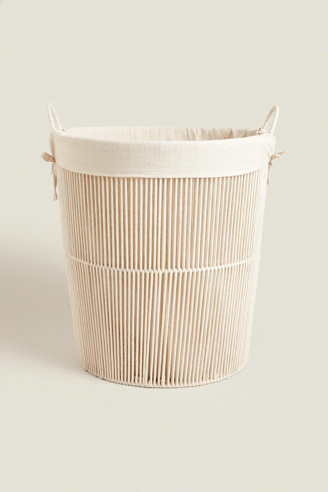 PANIER À LINGE COTON