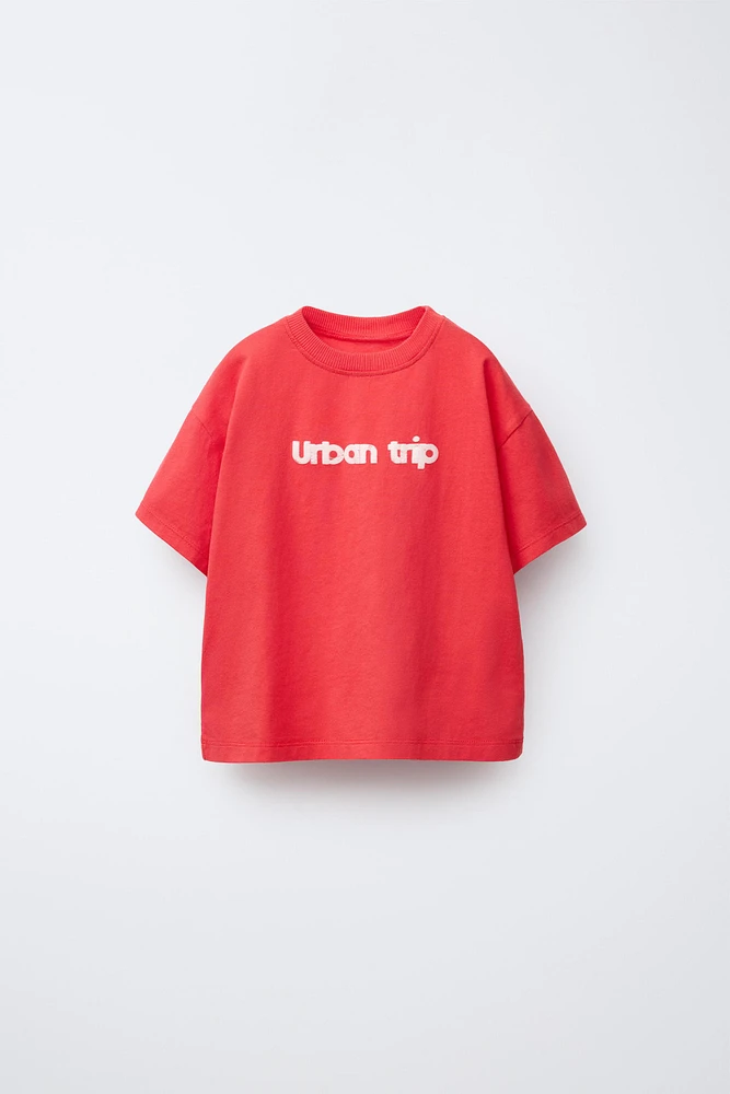 TEXT PRINT T-SHIRT