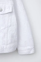 WORN EFFECT DENIM JACKET