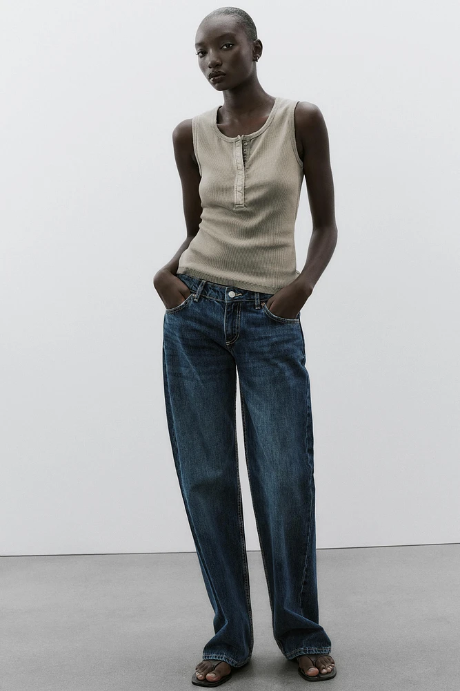 WASHED RIB TOP