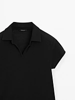 Polo 100 % coton à manches courtes