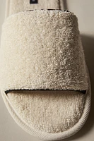 TERRY SLIDERS WITH PIPING