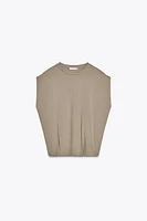 WASHED INTERLOCK T-SHIRT