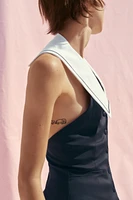 WELT DETAIL VEST TOP