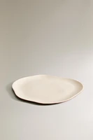 IRREGULAR STONEWARE DINNER PLATE