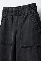 JEANS FLUIDE À POCHES