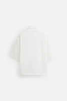 CHEMISE À BRODERIES GÉOMÉTRIQUES
