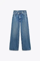 JEAN TRF WIDE LEG TAILLE HAUTE CROISÉE