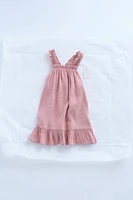 ZARA TIMELESS - ROBE À BRETELLES BRODÉE AVEC LIN