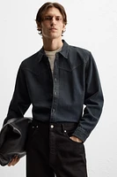 CHEMISE EN DENIM WESTERN
